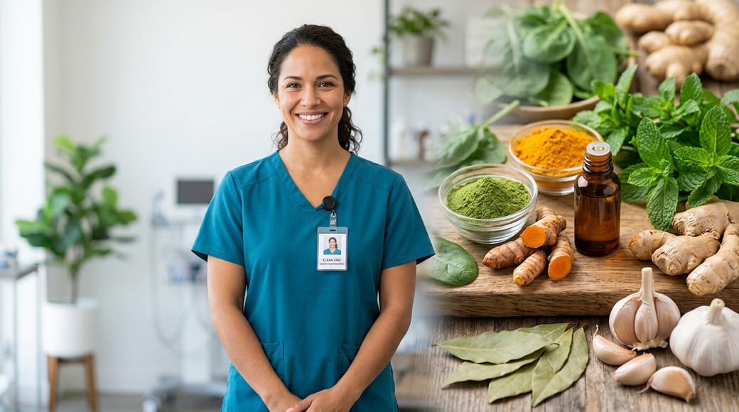 Cápsulas de origen vegetal junto a información comparativa sobre suplementos y medicamentos