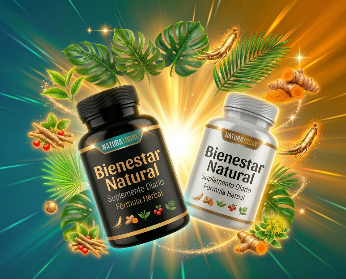 Suplementos antiparasitarios naturales y plantas medicinales sobre una superficie de madera