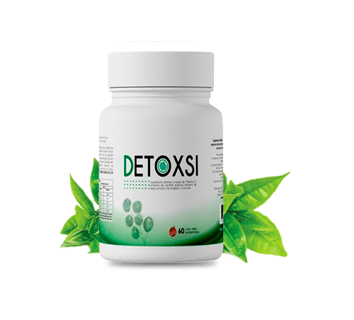 Caja de DetoxSi, complejo vegetal con clavo, pomelo y ajo disponible en Argentina