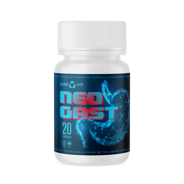 Caja de NeoGast Parasites, cápsulas vegetales para apoyo digestivo en México